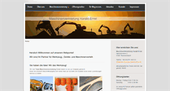 Desktop Screenshot of maschinenvermietung-ernst.de
